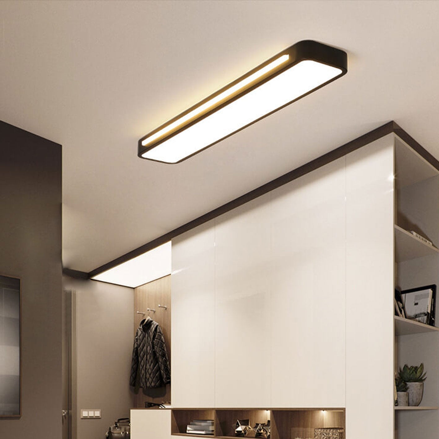Nordic Minimalist LED Flush Mount Ceiling Light - Modern Lighting Fixture