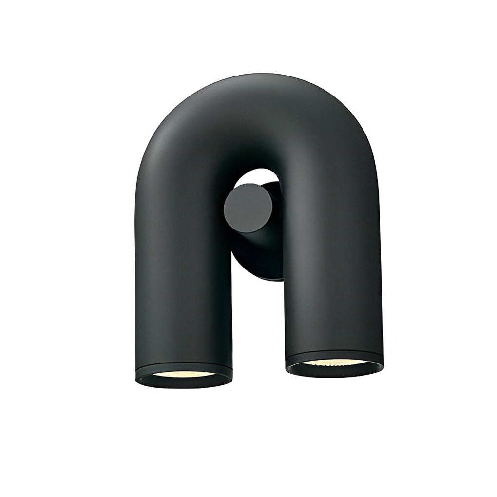 Rotatable U-Shaped LED Nordic Wall Sconce - Modern Water Pipe Lamp for Home Decor