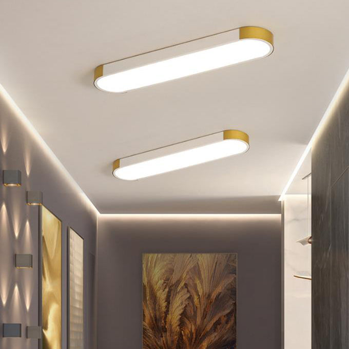 Modern Minimalist Rectangular LED Flush Mount Ceiling Light - Sleek Design, Energy Efficient, Home Decor Lighting