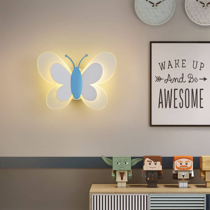 Creative Butterfly Acrylic LED Wall Sconce Lamp - Modern Decorative Lighting