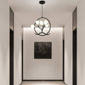 Nordic Metal Circular Bird Branch 9-Light Chandelier - Modern Pendant Lighting, Rustic Home Decor, Adjustable Brightness, Elegant Design, Contemporary Fixture