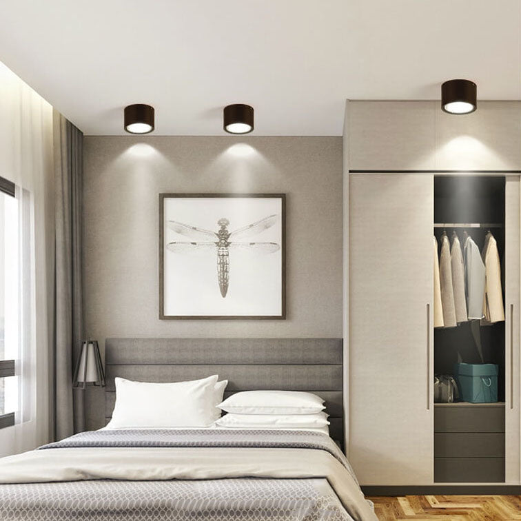 Nordic Cylinder LED Flush Mount Ceiling Light - Modern Lighting Fixture