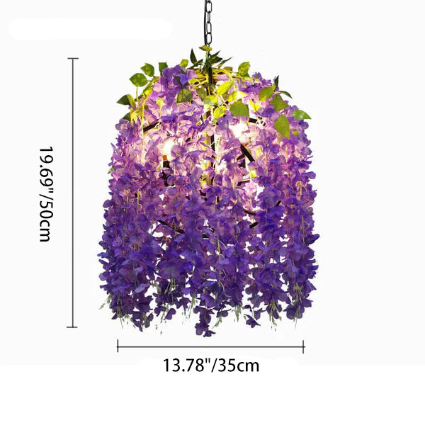 Contemporary Floral Silk Chandeliers for Living Room & Bedroom - 1/3/5-Light Globe Design

Elevate your living space with our Contemporary Floral Silk Chandeliers. Perfect for any modern home, these vibrant chandeliers feature colorful fabric flowers and