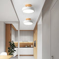Nordic Round LED Semi-Flush Mount Ceiling Light - Modern Design, Energy-Efficient, Stylish Illumination