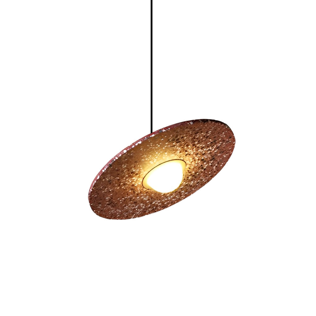 Round Terrazzo Planets LED Pendant Light | Nordic Creative Glass Fixture