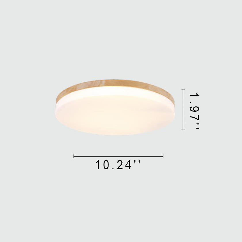 Modern Acrylic Round Log LED Flush Mount Light  

Illuminate your space with this sleek and stylish acrylic round log LED flush mount light. Perfect for modern interiors, this fixture offers an energy-efficient lighting solution while enhancing your decor
