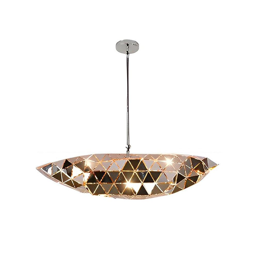 Irregular Stainless Steel Hollow Chandelier - Creative Post-Modern Design