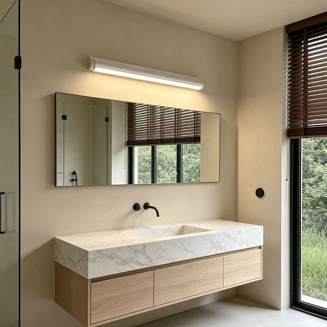 Rotatable LED Linear Vanity Light Bars Eye-Friendly Dimmable Fixtures | Modern Bathroom Lighting | Energy-Efficient Save on Electricity | Adjustable Brightness | Stylish Home Decor | Easy Installation Lights for Makeup and Grooming