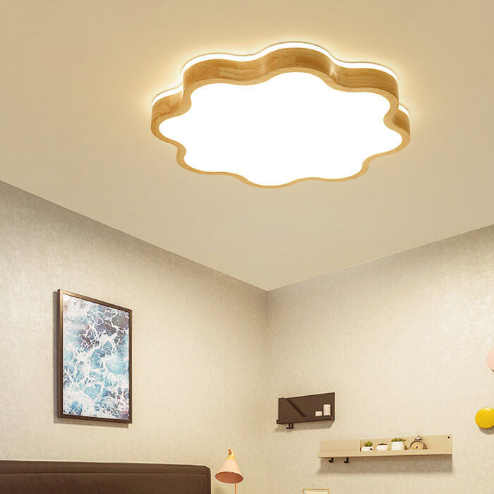 Nordic Wooden Flower LED Ceiling Light - Flush Mount Fixture 

Illuminate your space with this stylish Nordic-inspired wooden ceiling light. Featuring a unique flower shape, this LED flush mount fixture combines elegance with energy efficiency. Perfect fo