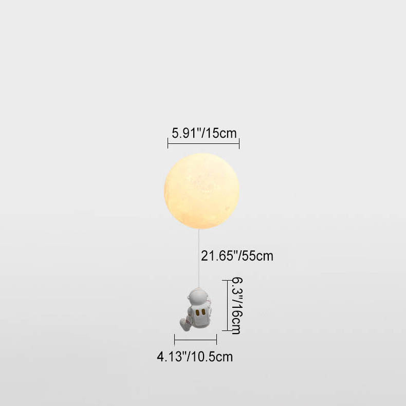 Contemporary Orb Astronaut Wall Sconce - Iron Resin 1-Light Lamp for Bedroom

Illuminate your space with the contemporary Orb Astronaut Wall Sconce, designed to bring a modern touch to your bedroom. This unique 1-light lamp features an elegant orb shape c