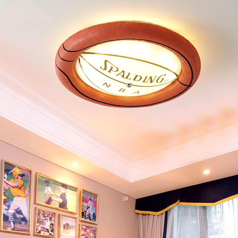 Creative Resin Basketball LED Flush Mount Ceiling Light

Illuminate your space with this unique basketball-themed ceiling light. Perfect for sports enthusiasts and kids’ rooms, our resin basketball design features energy-efficient LED technology that prov