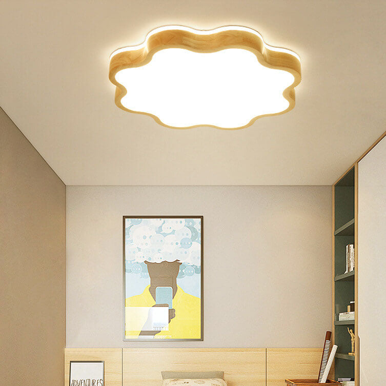 Nordic Wooden Flower LED Ceiling Light - Flush Mount Fixture 

Illuminate your space with this stylish Nordic-inspired wooden ceiling light. Featuring a unique flower shape, this LED flush mount fixture combines elegance with energy efficiency. Perfect fo