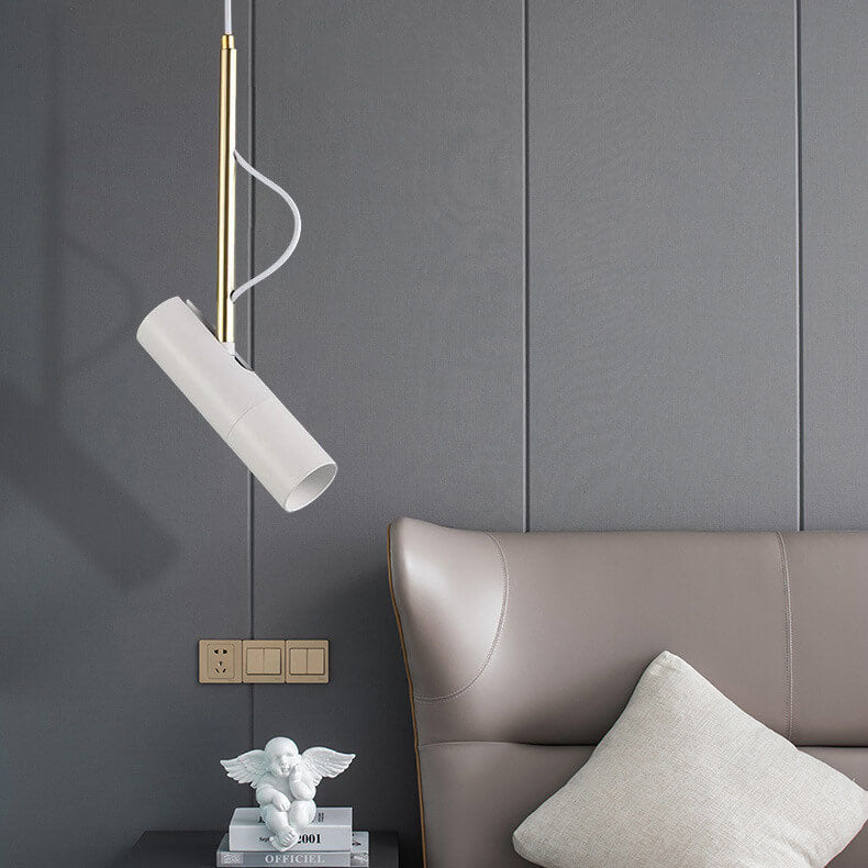 Modern Minimalist Gold LED Spotlight Pendant Light