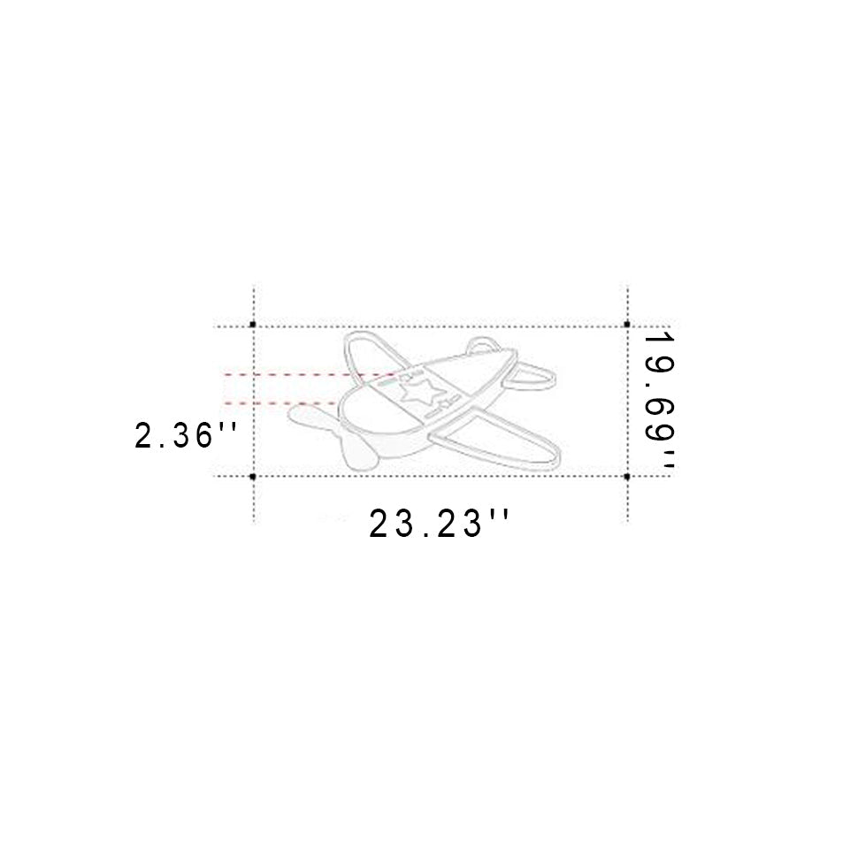 Modern Art Deco Kids PC Creative Childlike Airplane Shape LED Flush Mount Light for Children's Room, Playroom Ceiling Light, Colorful Aircraft Design, Nursery Lighting, Unique Kids Light Fixture, Illumination for Boys and Girls, Decorative Airplane Ceilin