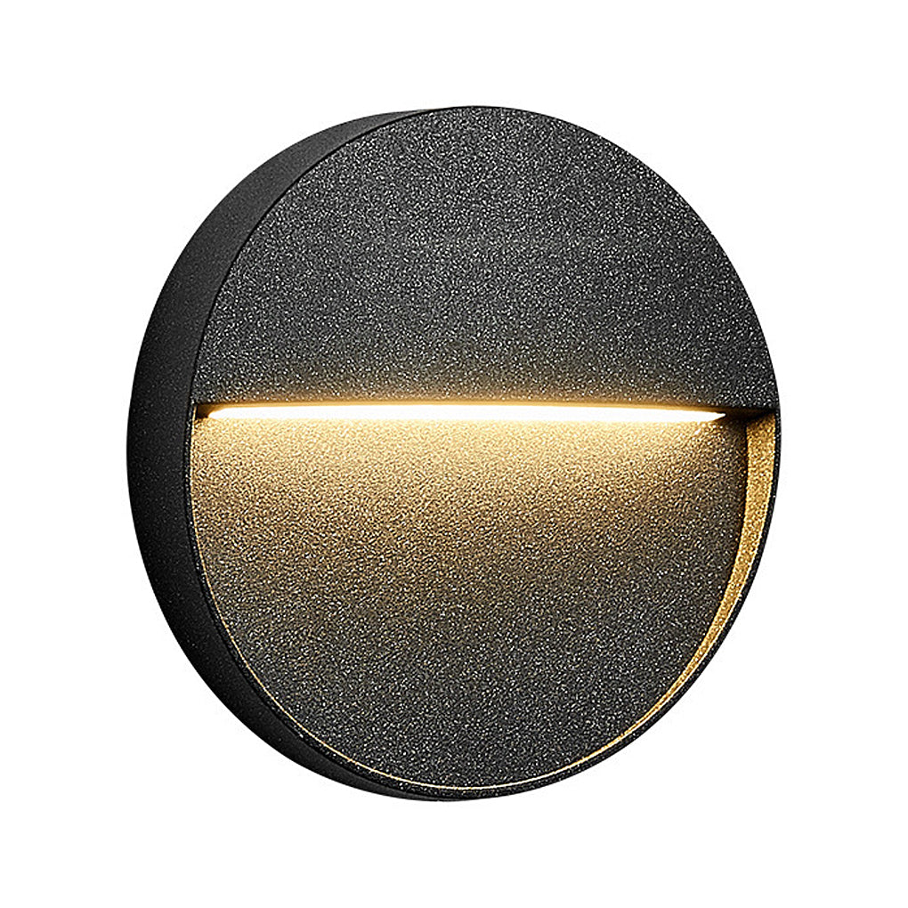 Round Waterproof Outdoor Stair Lights - Step Lights & Wall Sconces for Enhanced Stairway Illumination