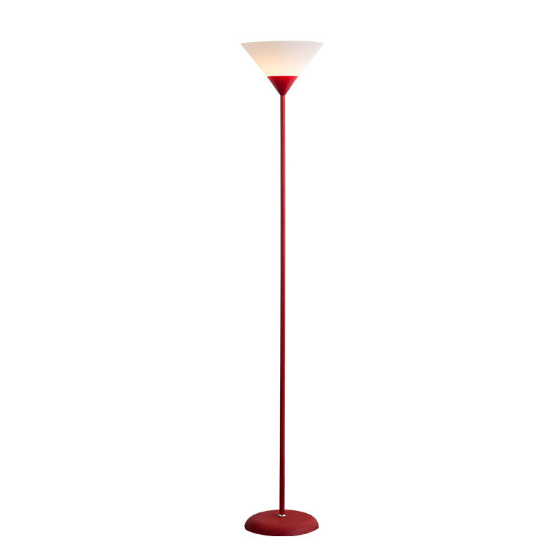 Minimalist Cone Shade Floor Lamp - 1-Light Modern Design, Stylish Lighting for Living Room, Bedroom, and Office