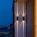 Modern Waterproof LED Wall Sconce - Minimalist Outdoor Beam Spotlight