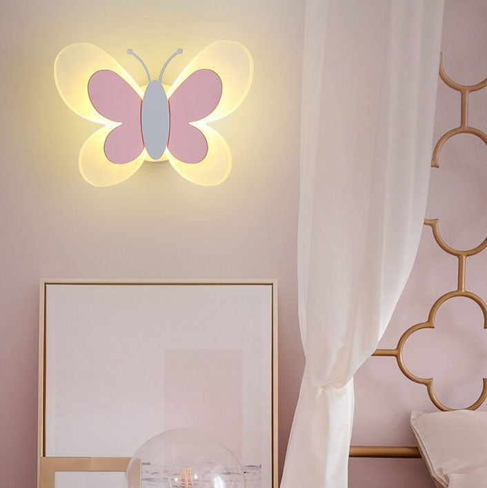 Creative Butterfly Acrylic LED Wall Sconce Lamp - Modern Decorative Lighting