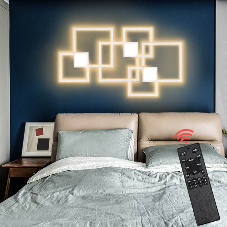 Minimalist Square LED Iron Wall Sconce Lamp