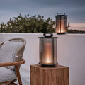 Modern Stainless Steel Glass Column LED Outdoor Waterproof Garden Lamp