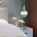 Contemporary Nordic Gradient Glass Orb 1/3 Light Island Chandelier for Living Room
