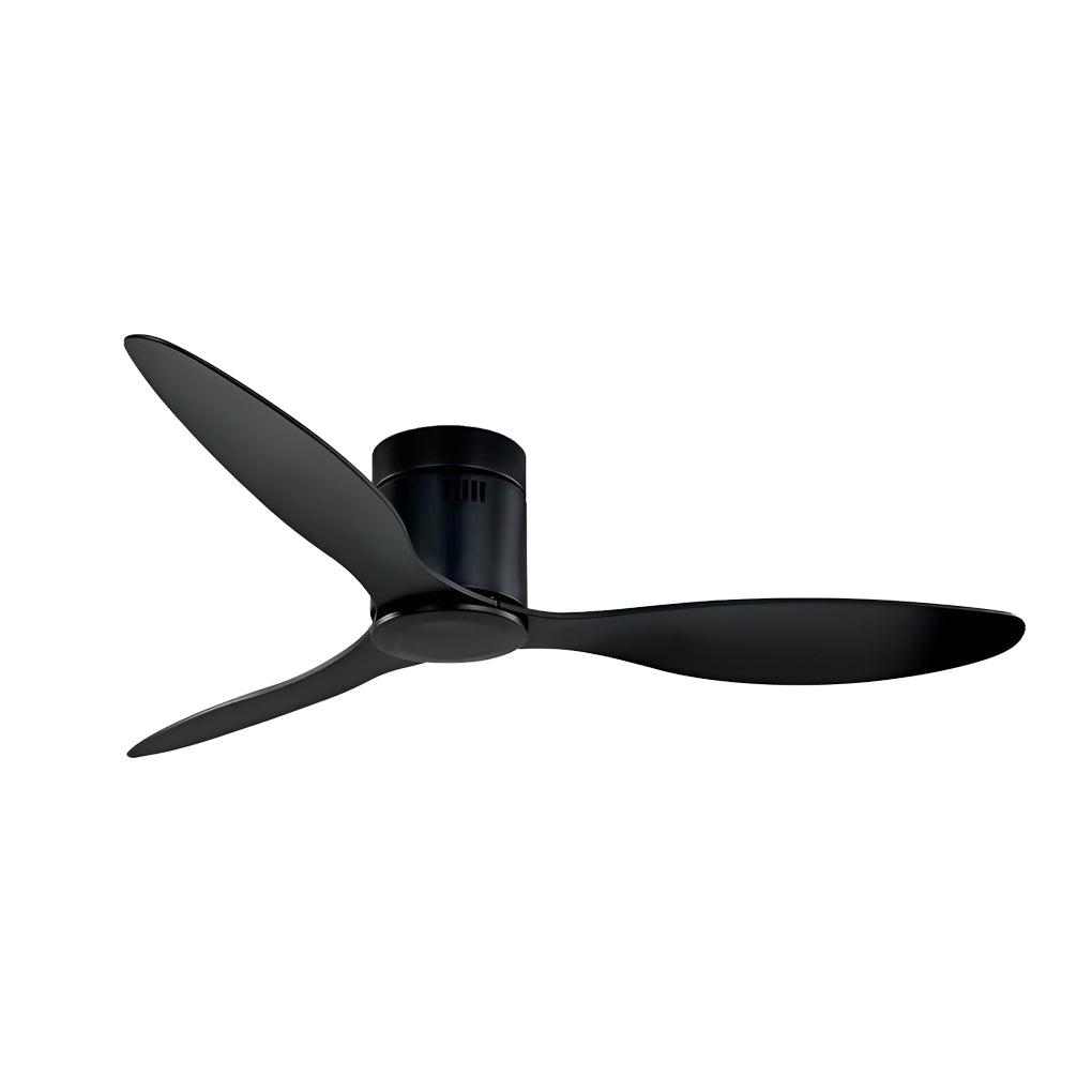 3 Blades Mute LED Dimmable Ceiling Fan with Remote Control, Modern Light Fixture