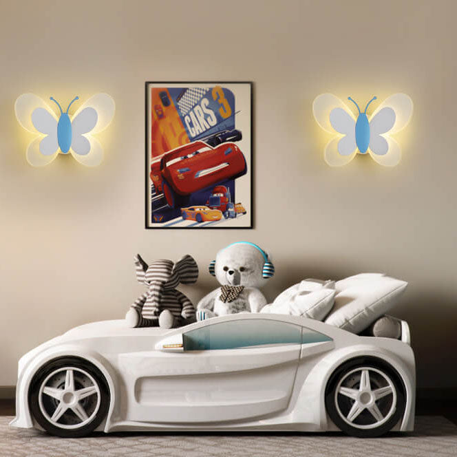 Creative Butterfly Acrylic LED Wall Sconce Lamp - Modern Decorative Lighting