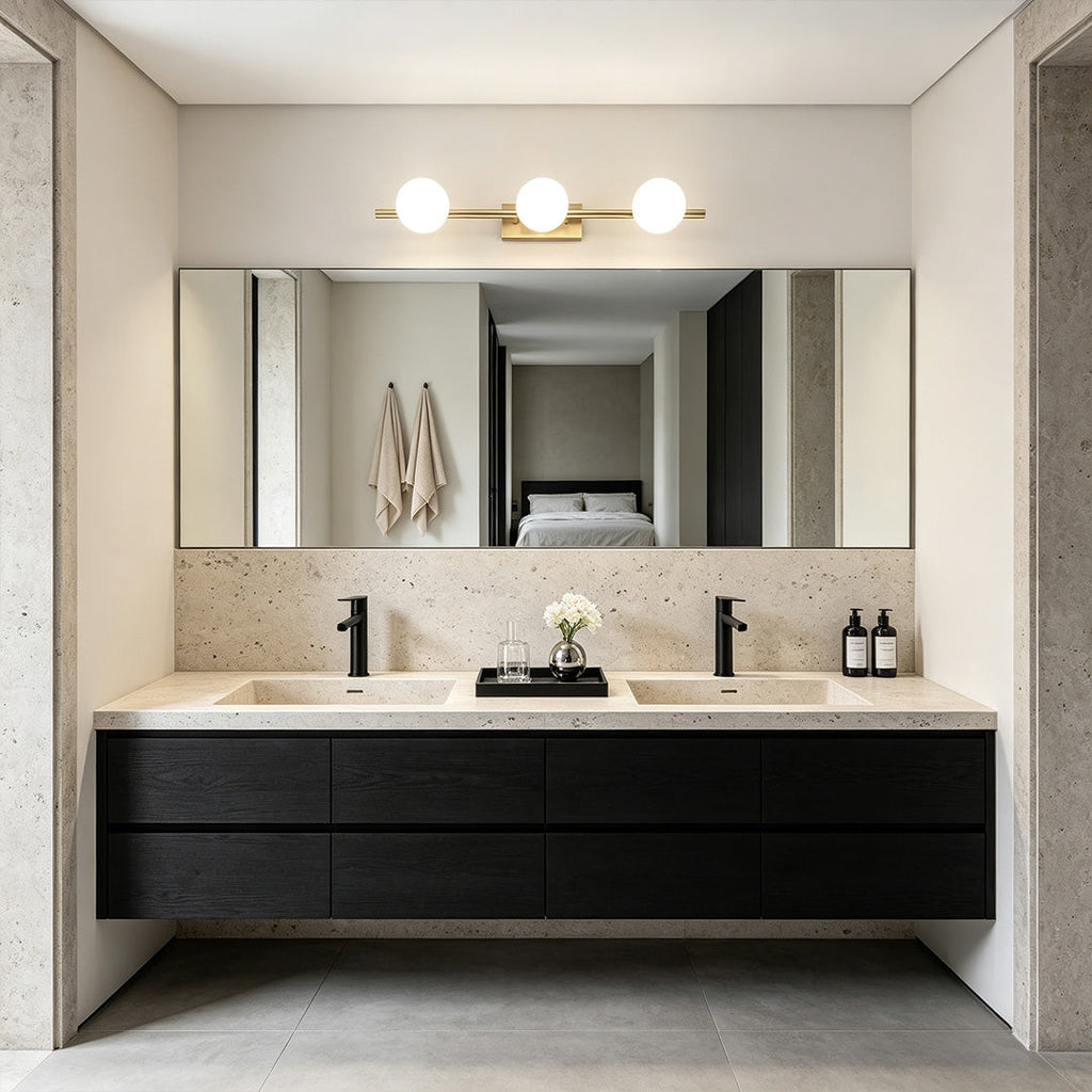 LED Vanity Light Bar Modern Bathroom Mirror Wall Light Fixture for Makeup, Stylish Illuminated Mirror Lighting, Energy-Efficient Bathroom Lighting, Contemporary Wall Mounted Light for Beauty, Adjustable Brightness Lighting for Fashion and Grooming, Sleek