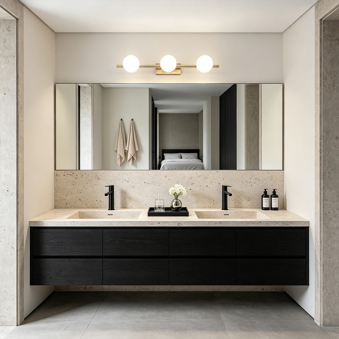 LED Vanity Light Bar Modern Bathroom Mirror Wall Light Fixture for Makeup, Stylish Illuminated Mirror Lighting, Energy-Efficient Bathroom Lighting, Contemporary Wall Mounted Light for Beauty, Adjustable Brightness Lighting for Fashion and Grooming, Sleek