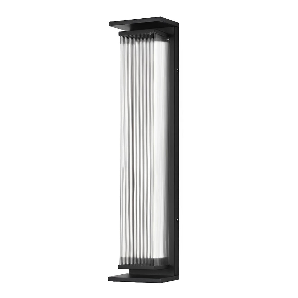Creative Strip Waterproof Black Modern LED Wall Lamp Outdoor Lights