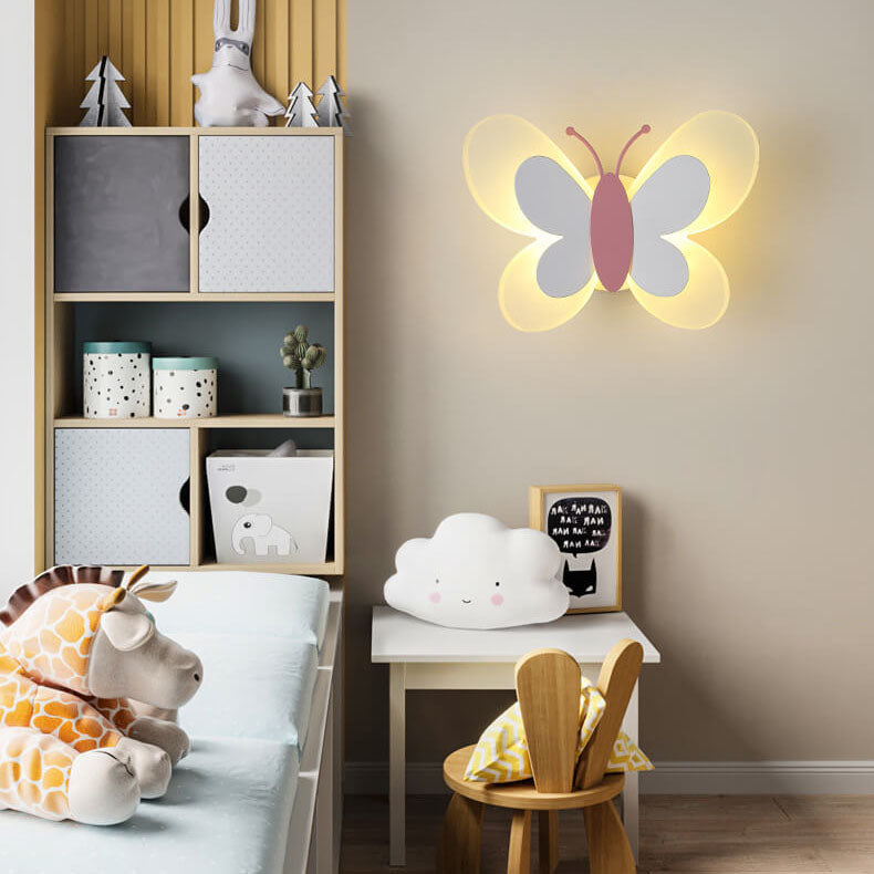 Creative Butterfly Acrylic LED Wall Sconce Lamp - Modern Decorative Lighting