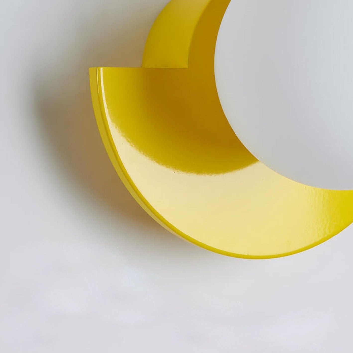 Modern Minimalist Glass Spherical Colorful Semicircle Wall Sconce Lamp