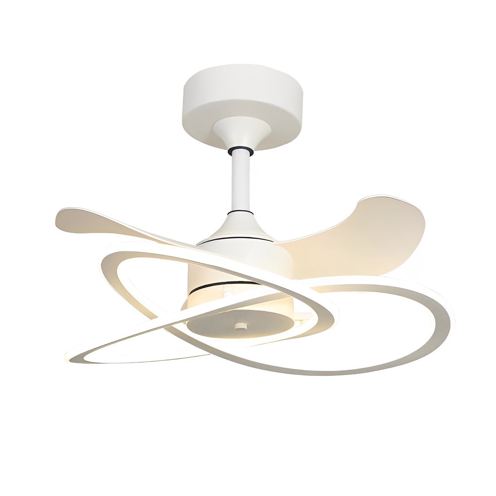 Waves Flower LED Mute Ceiling Fan | Nordic Bladeless Design