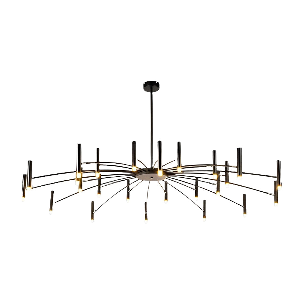 Adjustable Metal DIY Three-Step Dimming LED Chandelier
