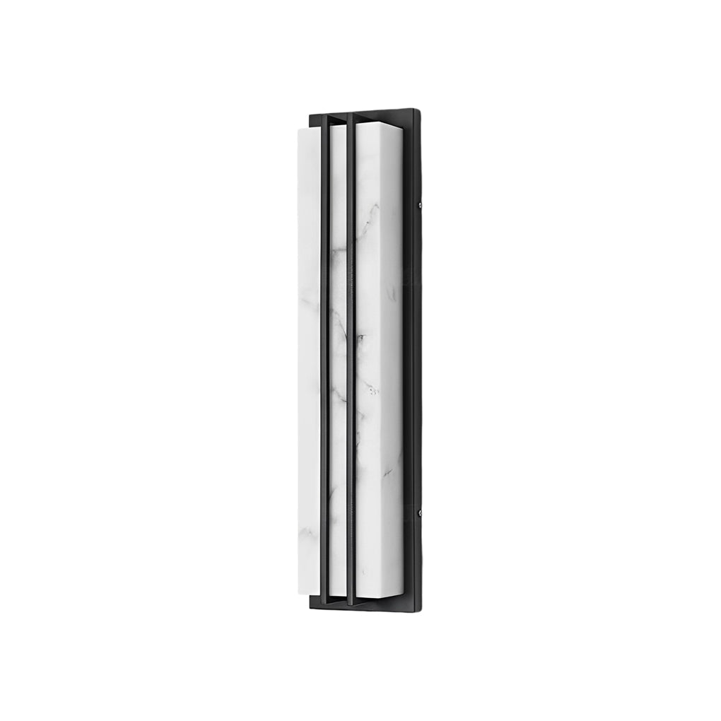 Minimalist Waterproof LED Outdoor Wall Light - Black Modern Design
