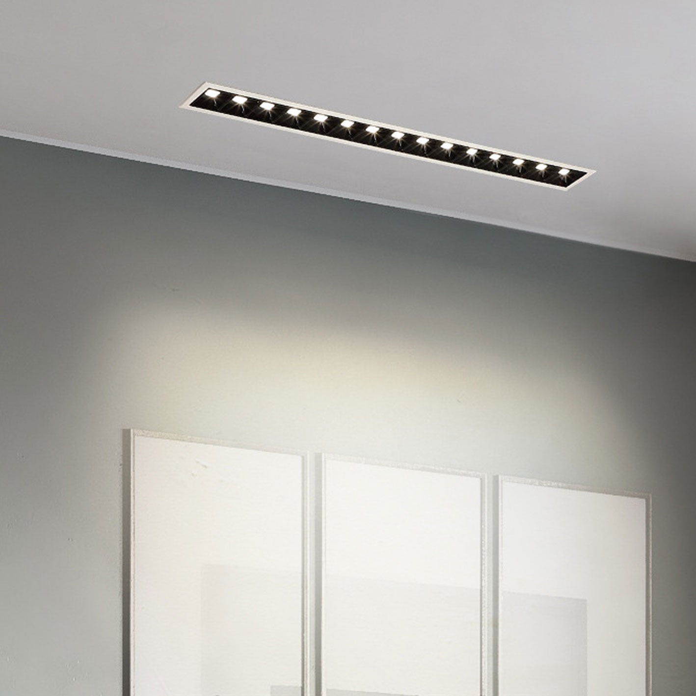 Modern Minimalist Aluminum LED Flush Mount Ceiling Light