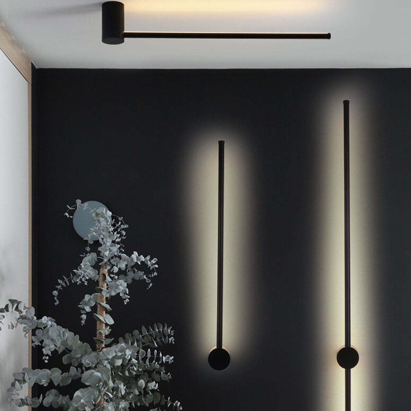 Minimalist Strip Aluminum LED Wall Sconce Lamp - Modern Lighting, Energy Efficient, Contemporary Decor, Adjustable Brightness, Easy Installation