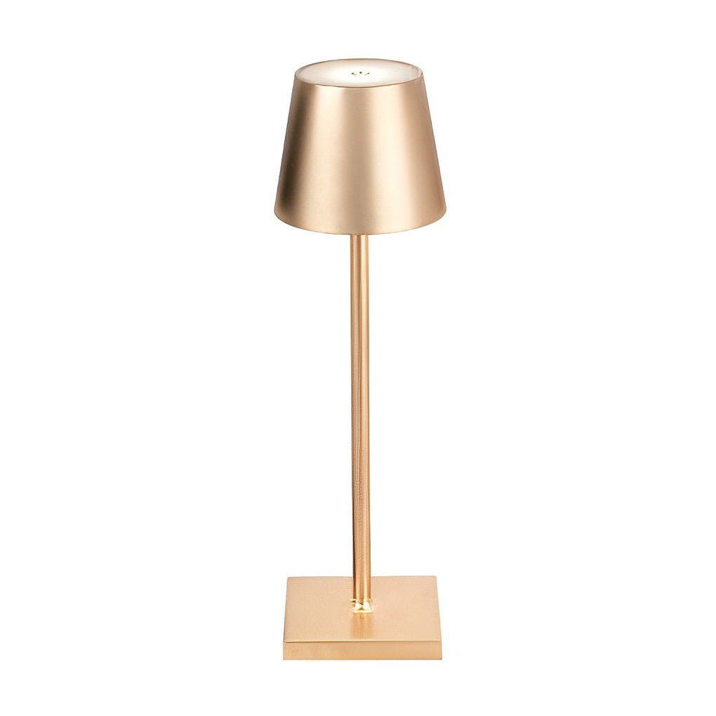 Top Hat Rechargeable Touch-Control LED Table Lamp - Portable Aluminum Design, Dimmable Lighting, Stylish Home Decor