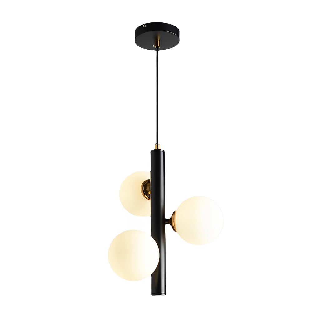 3 Glass Balls LED Nordic Chandelier Light for Dining Room