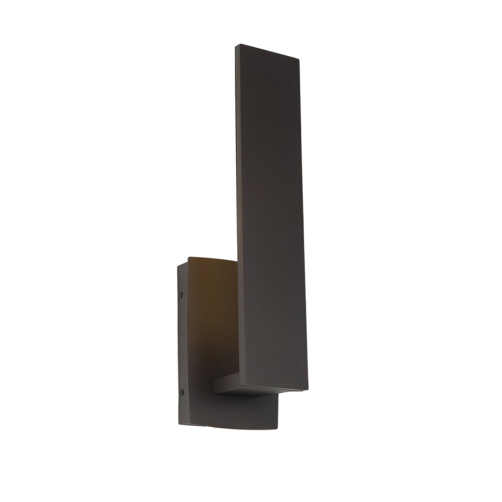 Waterproof Minimalist Aluminum LED Outdoor Wall Light - Black Modern Design