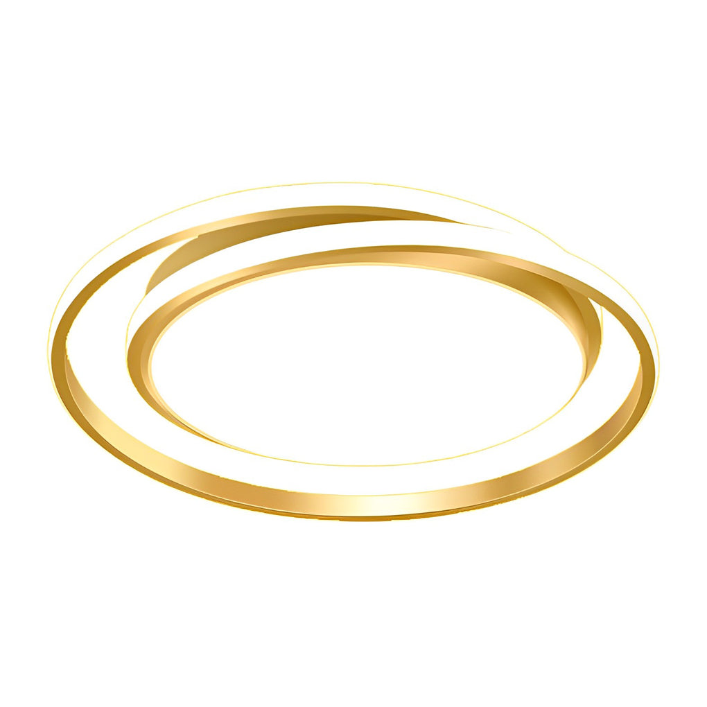 Circular LED Ceiling Light with Remote Control - Stepless Dimming Modern Design