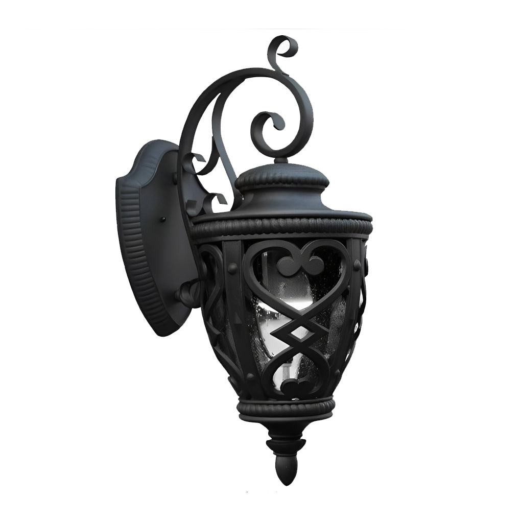 Retro Die-Cast Aluminum Waterproof Outdoor Wall Light Fixture