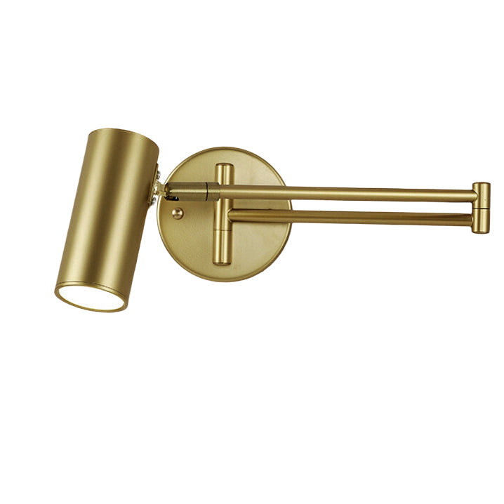 Nordic Minimalist Telescopic Long Pole Rocker Wall Sconce Lamp - 1-Light Design