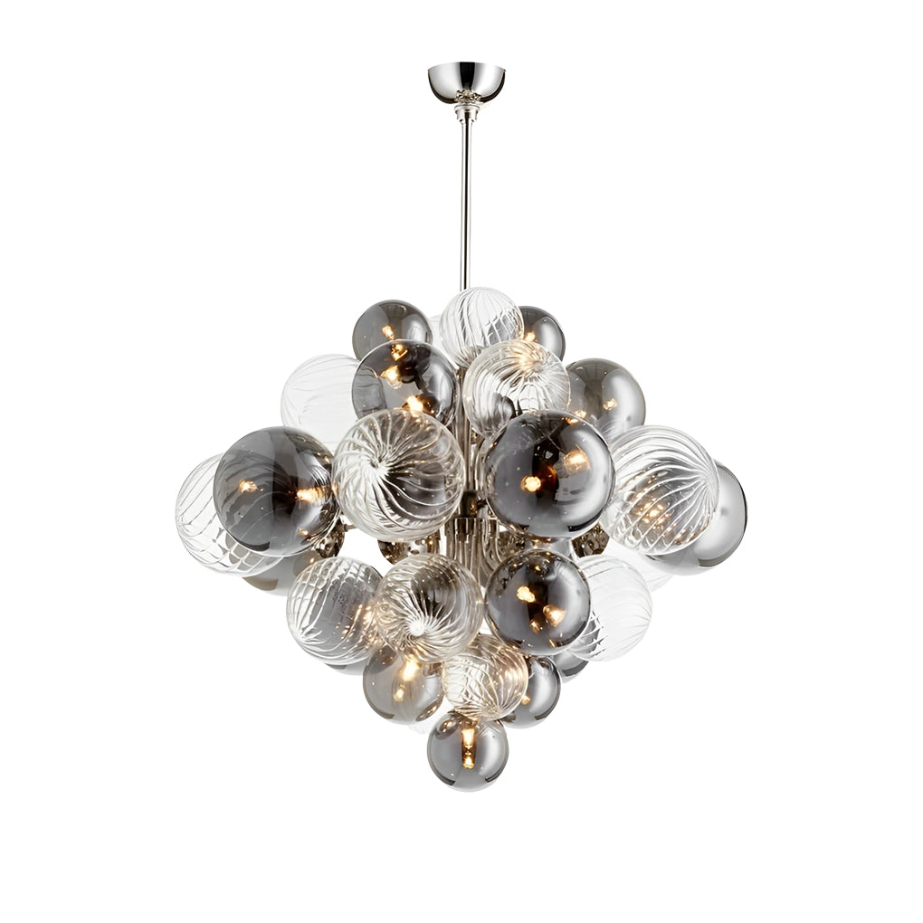 Glass Bubble LED Chandelier - Post-Modern Light Fixture for Creative Interiors
