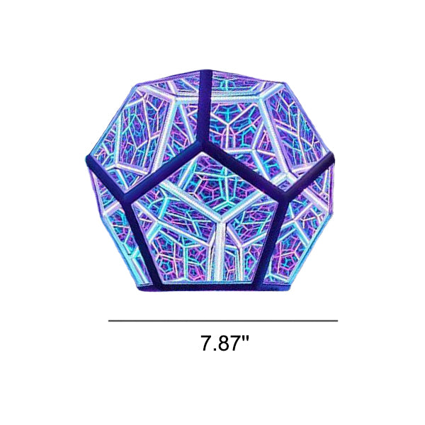Infinity Dodecahedron LED Night Light Art Lamp for Home Décor