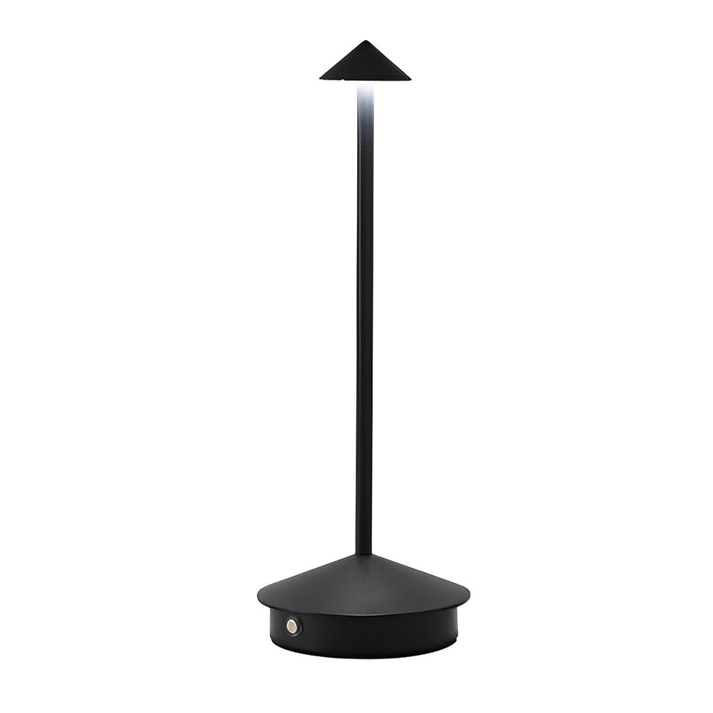 Mushroom Top Cordless Pina Table Lamp - 11.41 Inch Cute Accent Light