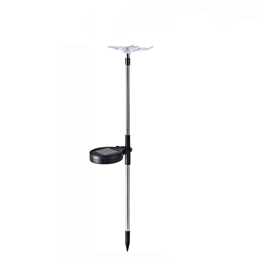 Solar Hummingbird Butterfly Dragonfly Outdoor LED Path Light - Garden Courtyard Decorative Ground Insert Lighting
