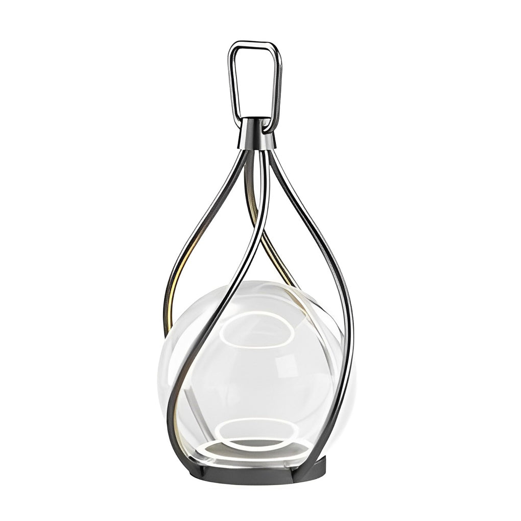Portable Waterproof LED Night Light - USB Rechargeable Metal Design for Home & Outdoor Use