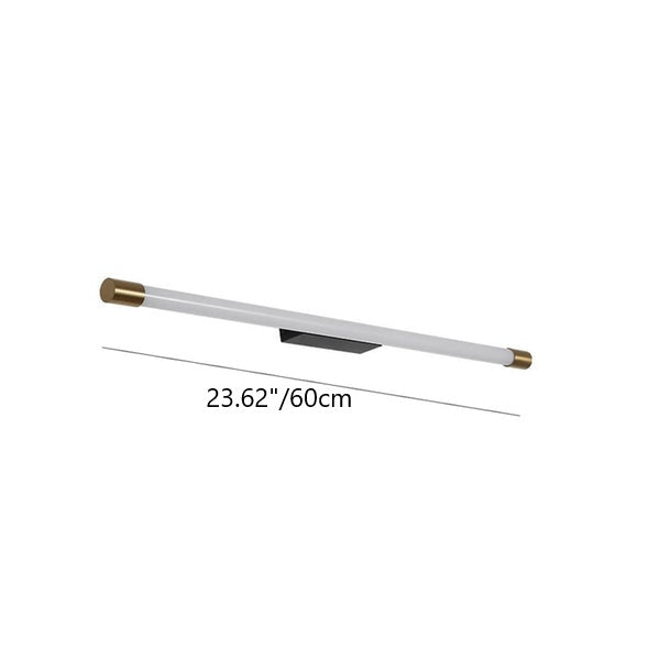 Modern Minimalist LED Wall Sconce - Thin Tube Aluminum Lamp for Living Room