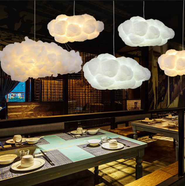 Floating Cloud 1-Light LED Pendant Light – Modern Indoor Lighting Fixture for Home, Kitchen, and Dining Room